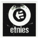 Textile patch  ETNIES 5,5cm x 5,5cm