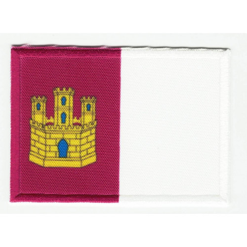 Patch embroidery and textile FLAG CASTILLA Y LEON 7CM X 5CM