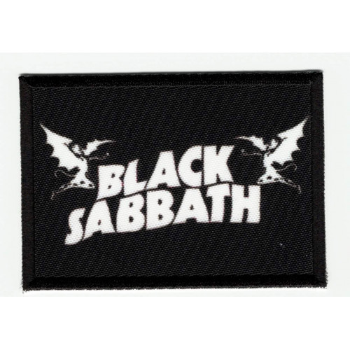 Patch embroidery and textile FLAG BLACK SABBATH 7cm x 5cm