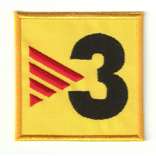 embroidery patch TV3 6,3cm x 6,3cm
