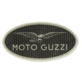 Parche textil MOTO GUZZI NEGRO 10cm x 5cm