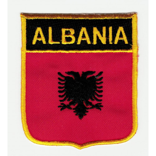 Patch embroidery  SHIELD FLAG SPAIN  6cm x 7cm