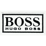 Embroidered patch BOSS 10cm x 4.5cm