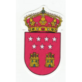 TEXTILE PATCH  SHIELD PROVINCE  MADRID  3,5cm x 6cm