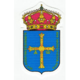 Parche textil ESCUDO PROVINCIA ASTURIAS  3,5cm x 6cm