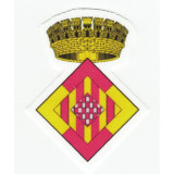 TEXTILE PATCH  SHIELD PROVINCE  GERONA 4cm x 5,5cm