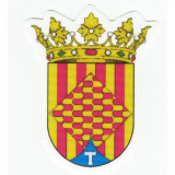 TEXTILE PATCH  SHIELD PROVINCE  TARRAGONA 3,5cm x 6,5cm