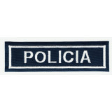 Parche bordado POLICIA 10,5m x 3cm