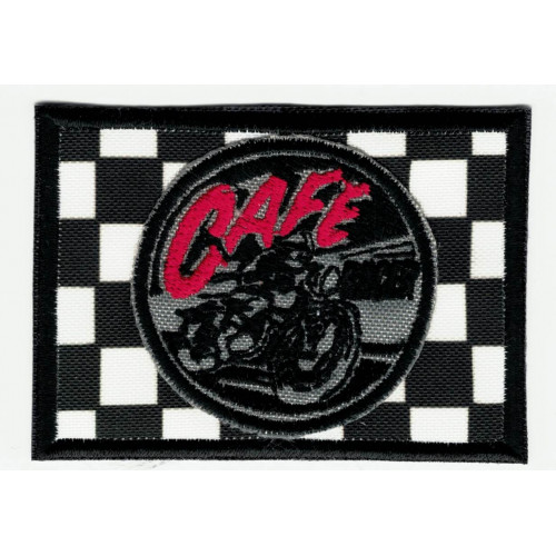 Embroidered patch CAFE RACER BANDERA META 7cm x 5cm