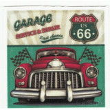 Parche bordado ROUTE 66 25cm x 25cm