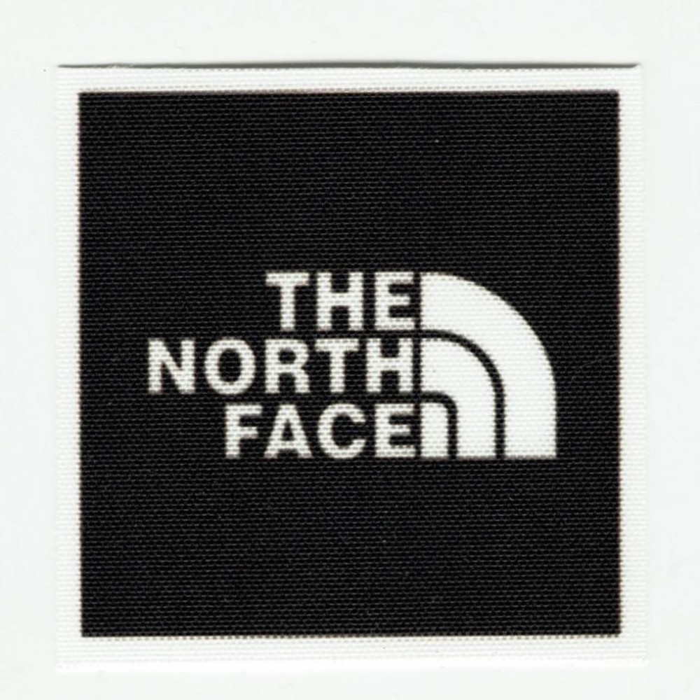 THE NORTH FACE BLACK Textile patch 5,5cm x 5,5cm