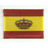 Patch embroidery and textile NAUTIC FLAG SPANISH 4cm x 3cm