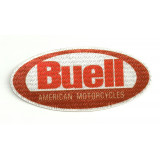 Textile patch BUELL ROJO 9cm x 4,5cm