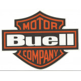 Patch textil BUELL MOTOR CYCLES NARANJA 8,5cm x 6,5cm