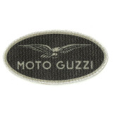 Textile patch MOTO GUZZI BLACK 10cm x 5cm
