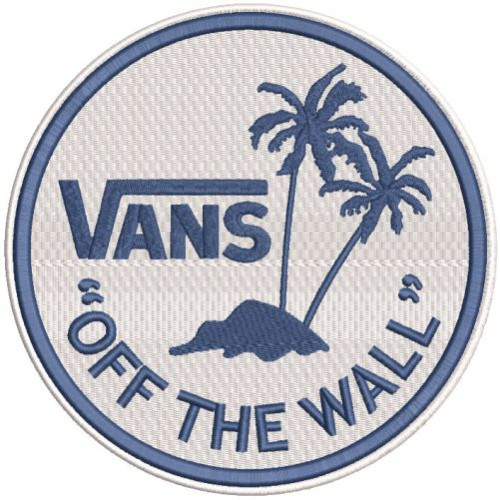 Parche bordado vans 8cm