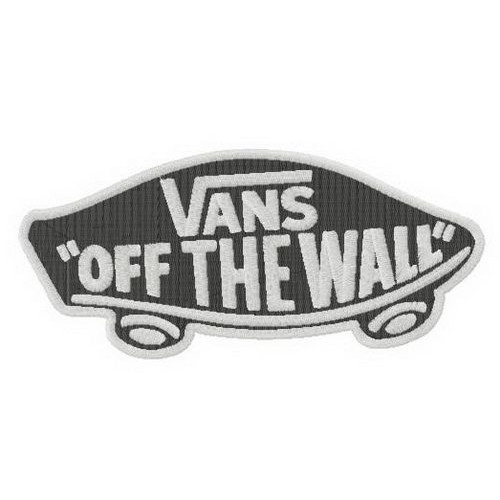 Parche bordado Vans 10cm x...