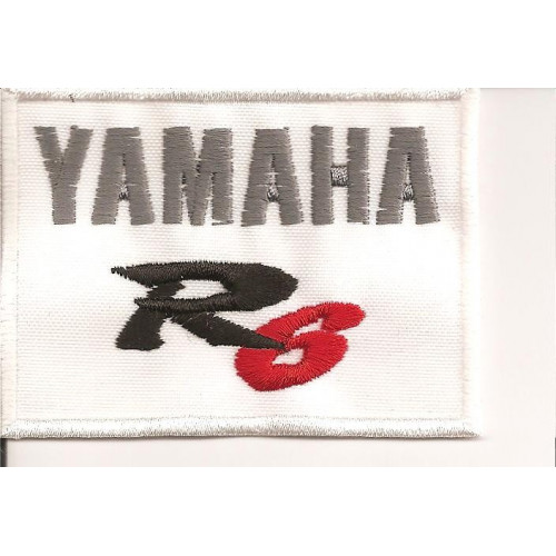 Parche bordado YAMAHA R6 7,8cm x 5,6cm