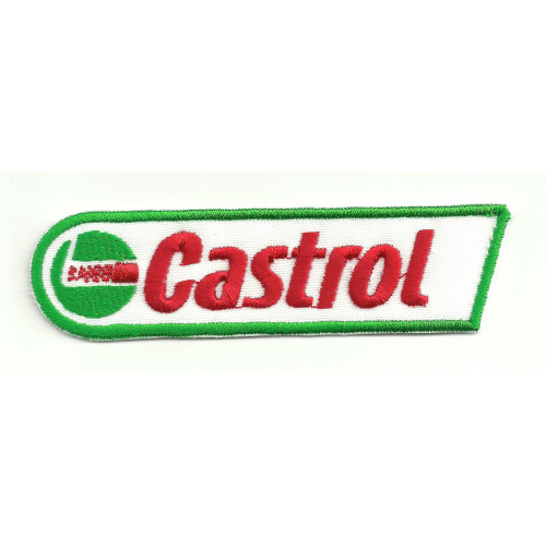 Patch embroidery CASTROL 10cm x 3cm