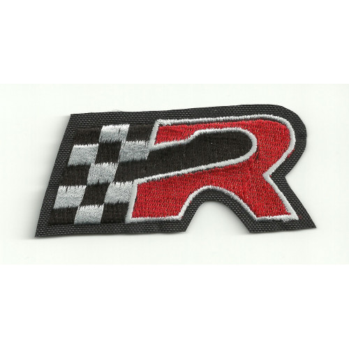 Patch embroidery SEAT "R" ROJA 7cm x 3cm