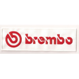 Patch embroidery BREMBO 100MM X 35MM