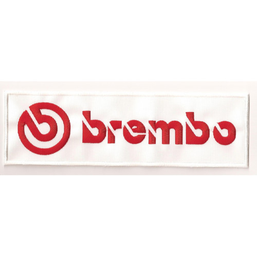 Patch embroidery BREMBO 100MM X 35MM