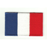Patch embroidery FLAG FRANCE 7CM X 5CM