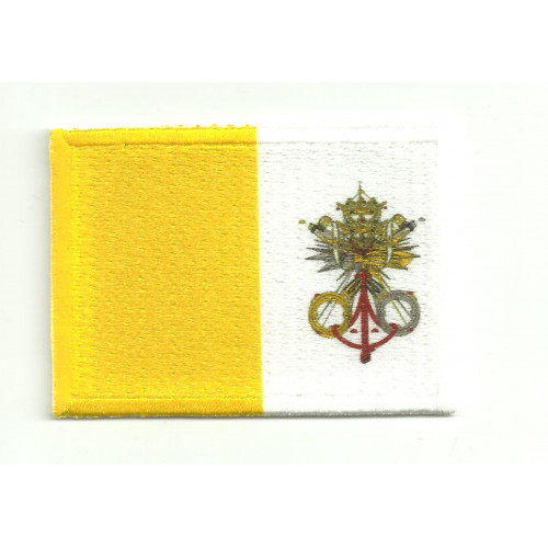 Patch embroidery and textile VATICAN CITY 7CM X 5 CM