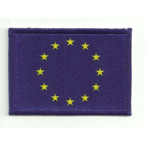 Patch embroidery and textile FLAG EUROPE 4CM X 3CM