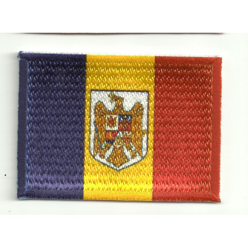 Patch embroidery and textile FLAG ROMANIA 4CM x 3CM