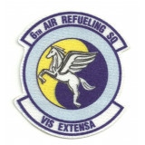 Textile patch 6th AIR REFUELING SQUADRON 7cm x 7,5cm