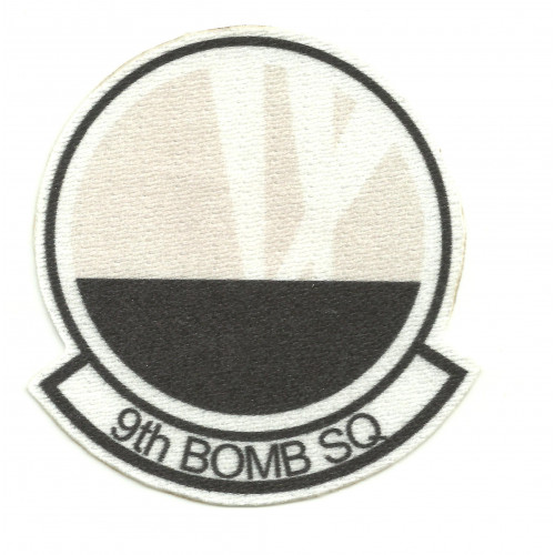 Textile patch 9th BOMB SQUADRON 7,5cm x 8cm