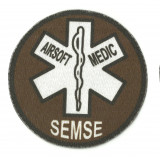 Textile patch AIRSOFT MEDIC SEMSE 3    8,5cm