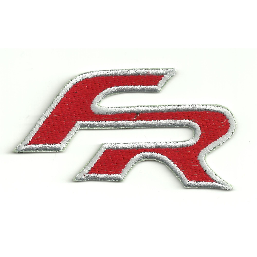 Patch embroidery FR RED 7,3cm x 4cm