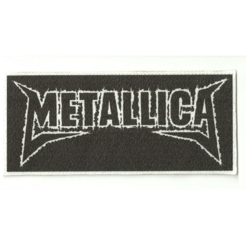 Textile patch METALLICA NEGRO 11 cm x 5cm