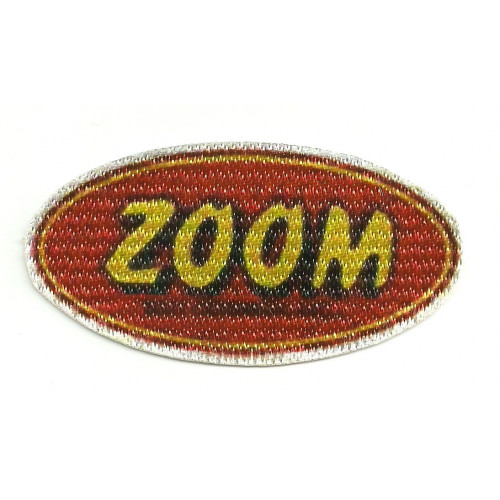 Parche textil ZOOM 8,5cm x 4,5cm