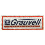 Textile patch GRAUVELL  8.5cm x 3cm