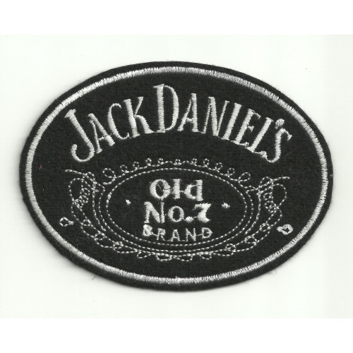 Parche bordado JACK DANIELS 10cm X 7,5cm