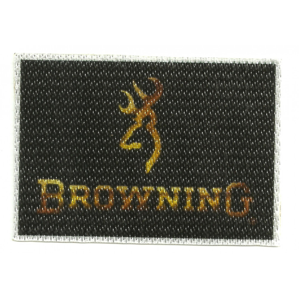 Parche textil BROWNING 7,5cm X 5,5cm