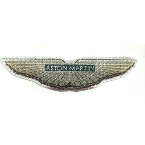 Textile patch ASTON MARTIN 3D  12cm x 3cm