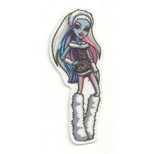 Textile patch MONSTER HIGH ABBEY BOMINABLE  16cm x 6cm