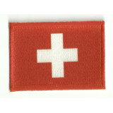 Patch embroidery and textile FLAG SWITZERLAND 4CM X 3CM