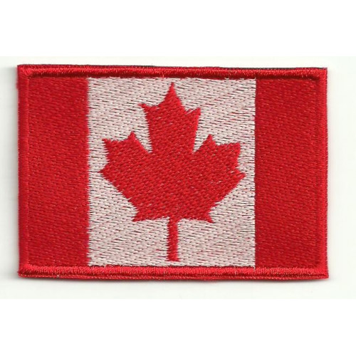 Patch embroidery FLAG CANADA  4cm x 3cm