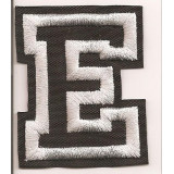 Patch embroidery LETTER E  5cm high