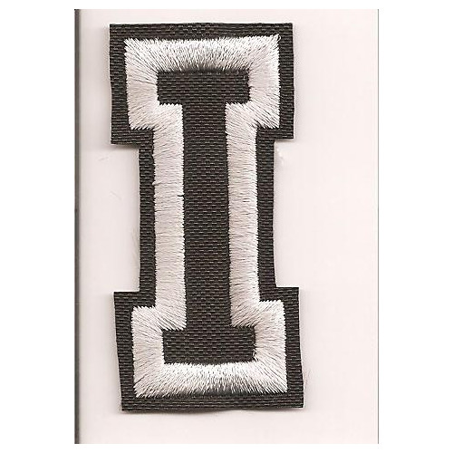 Patch embroidery LETTER I  5cm high