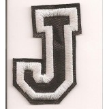 Patch embroidery LETTER J  5cm high