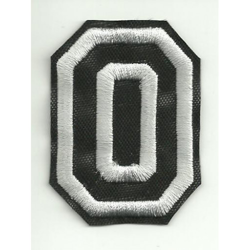 Patch embroidery LETTER O  5cm high