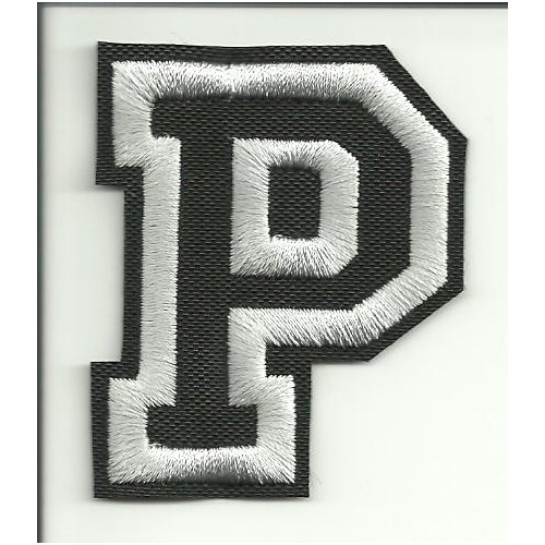 Patch embroidery LETTER P  5cm high