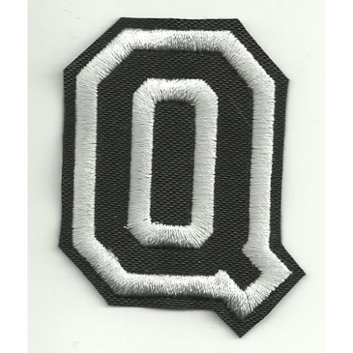 Patch embroidery LETTER Q  5cm high